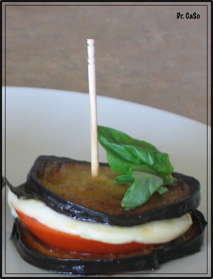 aubergine-mozzarella