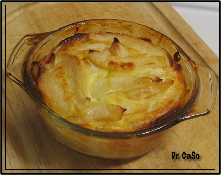 gratin de poires