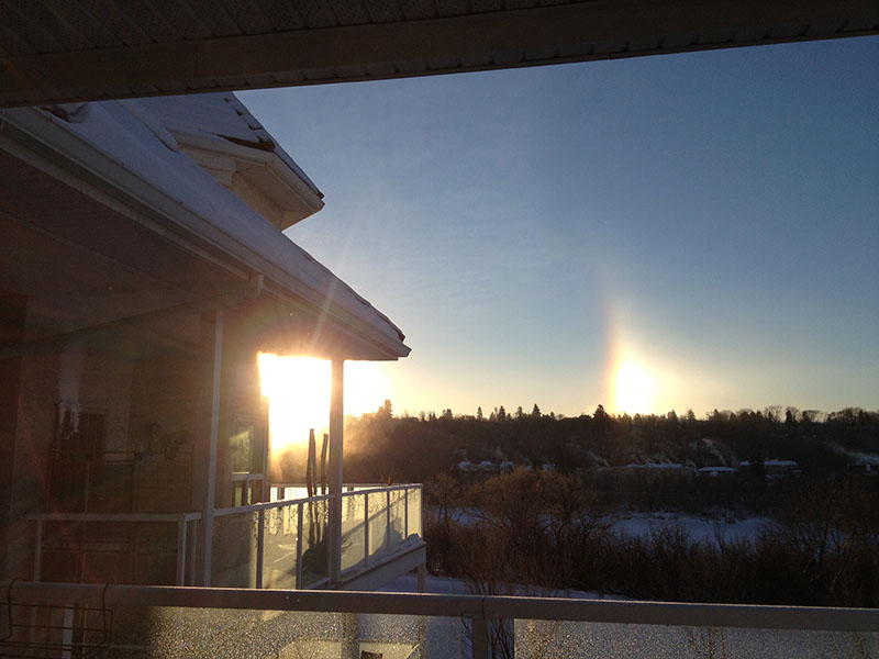 sundog: 8am