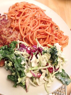 spaghetti and meatballs